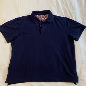 Robert Graham Polo Navy Size Large